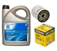 Olej GM Opel 5w-30 5w30 DEXOS2 5L + FILTER O570/1