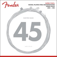 FENDER 7250M struny pre basgitaru 45-105