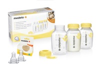 Medela 3x 150ml Fľaša na dojčenie + 2x S cumlík