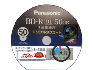 Panasonic BD-R DL 50GB Printable x4 from Japan 1 ks