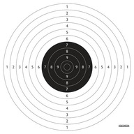 Strelecké terče TS-2 Psp Pcz Pbz Pdw 100 ks