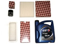 FILTRE + OLEJ 5W30 TOYOTA YARIS II 2 1.3