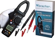 AC/DC AUTOMATICKÝ CLAMP METER. Skutočný RMS FORSCHER FS216