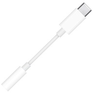 Apple adaptér MU7E2ZM/A USB-C - JACK 3,5 mm BIELY