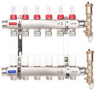VALVEX 7-okruhový INOX podlahový rozdeľovač