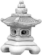 Betónová záhradná figúrka Pagoda Lamp