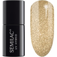 037 SEMILAC HYBRID POLISH GOLD DISCO 7ML