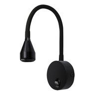 Nástenná lampa na čítanie POLA LED BLACK