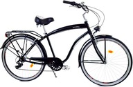 Pánsky mestský bicykel 28 CRUISER Dallas ALUMINIUM