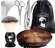 BEARD KIT Razor Brush Template Brush