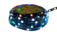 5050 RGB digitálny LED pásik WS2811 Čierny 1m