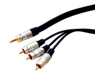 KÁBEL Jack x3RCA 1,5M Jack 3RCA VITALCO KVALITA