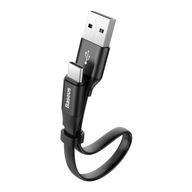 BASEUS PLOCHÝ silný KÁBEL USB / USB-C 2A s držiakom