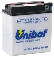 BATÉRIA UNIBAT 6N11A-1B 6V 11Ah MZ TS150