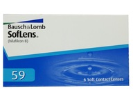 Soflens 59 mesačných šošoviek 6 ks Bausch+Lomb