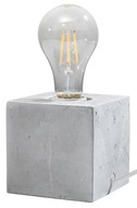 Stolná lampa Sivá ARIZ Concrete E27 Svietidlo SOLLUX