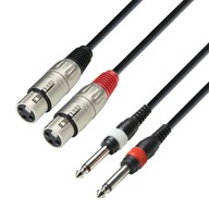 ADAM HALL K3TFP AUDIO KÁBEL 2x XLR - 2x JACK 6m