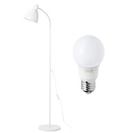 IKEA LERSTA Stojacia lampa biela + ŽIAROVKA