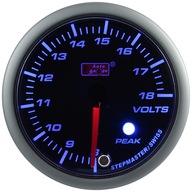 INDIKÁTOR Voltmeter Auto Gauge SM PEAK BLUE