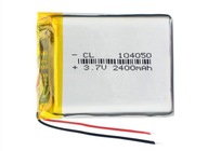 Batéria 104050 Li-Polymer 3,7V 2400mAh