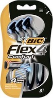 BIC FLEX SHAVING RAZOR 4 čepieľky COMFORT 3 ks