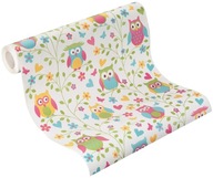 WALLPAPER Rasch Owls 459104 KIDS & TEEENS Owls --