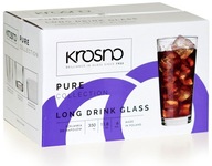 Vysoké poháre na pitnú vodu KROSNO Pure 350ml