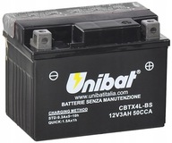 BATÉRIA SKÚTER UNIBAT CBTX4L-BS 12N4-3B