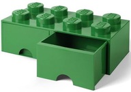 LEGO KONTAJNER SO ZÁSUVKAMI BRICK 8 KRABICE ZELENÁ