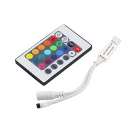 Ovládač / RGB IR ovládač + diaľkové ovládanie na 24 RGB LED pásikov