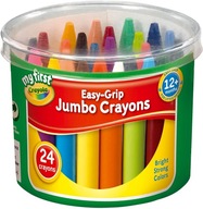 Hrubé CRAYOLA 24 pasteliek JUMBO Pastelky pre najmenších