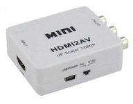 HDMI2AV MINI adaptér - HDMI na AV adaptér