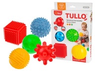 TULLO SENSORY BALLS EDUCATION TVAR 5 ks.