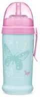 STRIEBORNÁ FĽAŠA S TRUBKOU 350 ML CANPOL BUTTERFLY MUG T