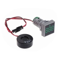 METER PRÚDU AMPÉRMETER LED ZELENÝ 100A UKAZATEL 22mm