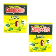 Yerba Mate Campesino Menta Limon 2x0,5kg 1000g 1kg