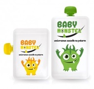 BABY MONSTER OPÄTOVNE POUŽITEĽNÉ SÁČKY 6 KS 3+3