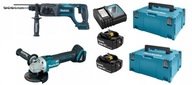 MAKITA COMBO DLX2153TJ1 DHR241 DGA506 2x5,0Ah 18V