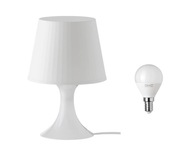 IKEA LAMPAN WHITE Stolová lampa + 400 lumenová žiarovka