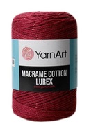 Macrame Cotton Lurex makramé šnúrka 739 bordová