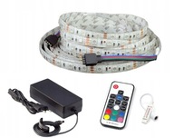 5050 RGB LED pásik 5m IP65 rádiový diaľkový ovládač SET