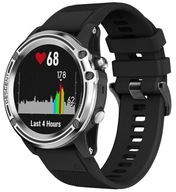 Čierny zafírový silikónový remienok Garmin FENIX 6S