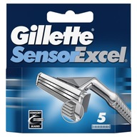 Nástavce na žiletky GILLETTE Sensor Excel 5 ks.