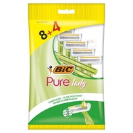 Jednorazový holiaci strojček BIC Pure Lady - balenie 12 ks