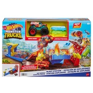 Sada Mattel Hot Wheels Monster Trucks Blast Station HFB12 ako darček