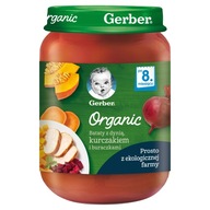 Gerber Bio Dinner Batáty s tekvicou, kuracím mäsom a cviklou 190 g