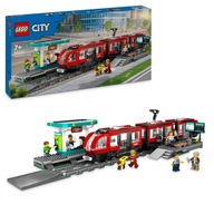 LEGO City City električka so súpravou stanice 60423 a elektronickou knihou 4v1