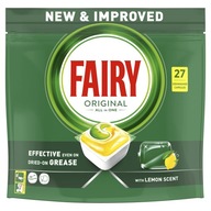 FAIRY ORIGINAL ALL IN ONE Lemon tablety do umývačky riadu 27 ks.