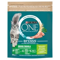 Purina one vnútorné suché krmivo morčacie pšenica 800g