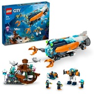 LEGO CITY MORSKÁ PONORKA VÝSKUM ŽRALOKOV POTÁPAČI BLOKY DARČEK